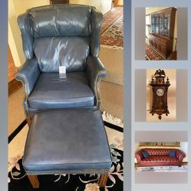 MaxSold Auction: This online auction features chiming wall clocks, Steiffel lamps, oak server, Ethan Allen furniture, rugs, patio furniture, gas BBQ grill, home and garden tools and much more!