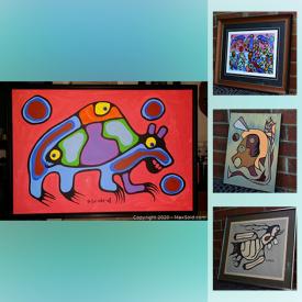 MaxSold Auction: This online auction features Norval Morrisseau Paintings and Prints, Oil Landscape Painting, David Morrisseau Painting, Christian Morrisseau Prints, Picasso Prints, Tom Thomson Prints and much more.