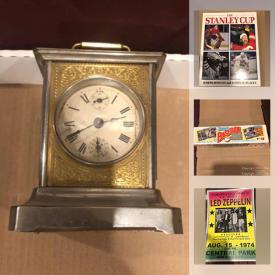 MaxSold Auction: This online auction features collectibles, antique items, decors, jewelry, Marantz stereo, German Carriage clock, toys, Labatt's blue mini Stanley cups, books, posters, manuals and much more.