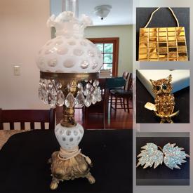 MaxSold Auction: This online auction features vintage jewelry, art pottery, decorative rocking horse, sterling silver jewelry, antique sulfide marble, art glass, sterling silver serving ware, uranium glass, satsuma vase, vintage books and much more!