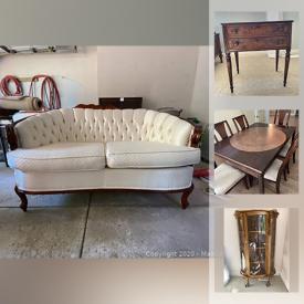 MaxSold Auction: This online auction features sleigh bed, french provincial living room, extendable accent cabinet, Angie Strauss print, NIB Vitamix, Noritake dinnerware, Sherwin Williams primer paint and much more!