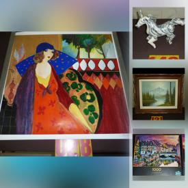 MaxSold Auction: This online auction features vintage transformer toy, golf supplies, Thomas Kinkade lithographs, hand tools, collector tins, sewing material, infant clothing, faux fur coat, collector plates, pet supplies, stamps, RC helicopter and much more!
