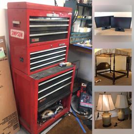 MaxSold Auction: This online auction features furniture such as poster bed frames, armoire, Ethan Allen dining table, sideboard and more, pillows, linen, kitchen items, tools, linen, health aides and much more!