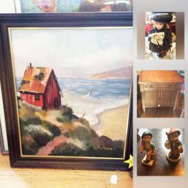 MaxSold Auction: This online auction features kitchen items, toys, books, Lladro figurine, hummels, teapots, precious moments, vintage postcards, vintage board games, Boyd’s bears and much more!