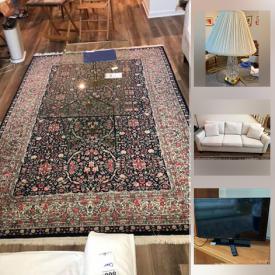 MaxSold Auction: This online auction features furniture such as a chair, shelving unit, wicker chair, drawers, teak chairs and more, TV, bikes, kitchenware, artwork, CDs, yoga gear, air purifier, small kitchen appliances, printer, books, floor lamp, rug, tennis gear and much more!