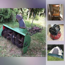 MaxSold Auction: This online auction features Margarita machine, wine making supplies, vintage toys, office supplies, rain barrels, camping gear, screws & anchors, safety gear, tools and much more!