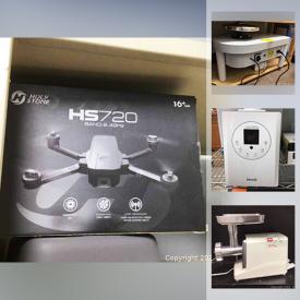 MaxSold Auction: This online auction features 3D Printers, Ultrasonic Humidifier, Steam Cleaner, Security Cameras, Mixpresso Machine, Robotic Vacuum, Drone, Home Electronics, Raised Air Bed, Air Fryers, Gaming Headsets, Wire Stripping Machine, Baby Accessories, DIY Pottery Forming Machine and much more!