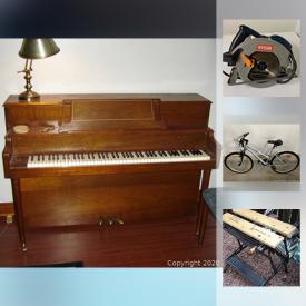 MaxSold Auction: This online auction features electric mower, Rototiller, yard & garden tools, teapots & teacups, Doves Capodimonte, vintage cookie jar, small kitchen appliances, vintage Pyrex bowls, Petro Canada Olympic glasses, power tools, computer gear, kids drum set, RC cars, milk crates and much more!