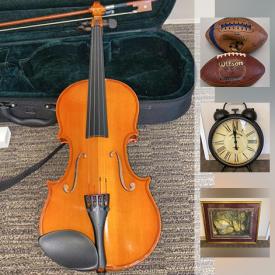 MaxSold Auction: This online auction features action figure collectibles, board games, coins, cable tools, vintage apple monitor, NIB iPhone accessories, Rossetti violin, golf clubs, telescope and much more!