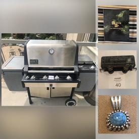 MaxSold Auction: This online auction features a Weber gas grill, patio furniture, tiles, cologne sets, DVDs, crutches, hockey sticks, comics, lightbox, model trains, prints, cat bowls, fruit bowl, wicker baskets and much more!