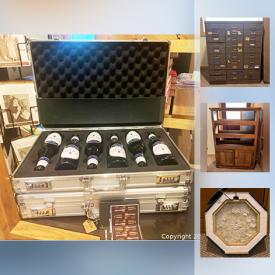 MaxSold Auction: This online auction features vintage maps, toys, new postcards, vintage skis, mini fridge, NIB briefcase barbecue, vintage books, glass display cases, Army field supply desk, cash register and much more!