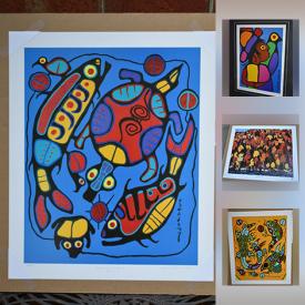 MaxSold Auction: This online auction features artwork by Norval Morrisseau, Benjamin Chee Chee, Tom Thomson, Lawren Harris, Christian Morriseau, Pablo Picasso, F.H. Varley and much more!