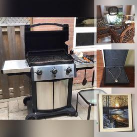 MaxSold Auction: This online auction features collector spoons, 1920s furniture, BBQ, rug, framed art, sculpture, Insignia TV, sleigh bed, jewelry, tools, Gazelle, power washer, lawn mower, golf clubs, brass rubbing and much more!