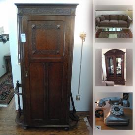 MaxSold Auction: This online auction features furniture, books, Wii console, rugs, patio furniture, crystalware and much more!