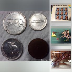 MaxSold Auction: This online auction features antique farm equipment, vintage and collectible toys including McDonald's and Deetail warriors, 45s and records including Elvis and Village People, comics, pyrex and kitchen storage, small appliances, and cast iron, Crestline projector, sewing and fabric materials and much more!