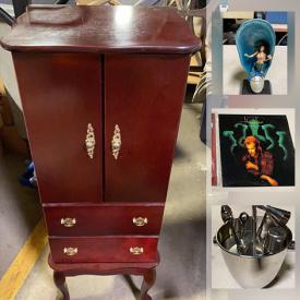 MaxSold Auction: This online auction features artwork, figurines, Computer monitor, LPs including David Bowie, Howard Jones and Peter Gabriel, bow and arrows, holiday decor, craft, electronics including DVD recorder and Casio Keyboard and Sony, sports memorabilia including Patriots, pet feeders much more!