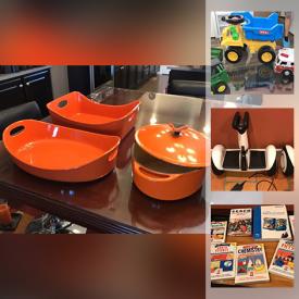 MaxSold Auction: This online auction features Pfaltzgraff Stonewear, electric keyboard, kids books, toys, clothes steamer, Saki set, karaoke machine, board games, Segways, teaching books, antique Wedgewood, leaf blower, propane heater and much more!