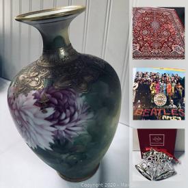 MaxSold Auction: This online auction features Kamishar oriental area rug, costume jewelry, local artist pour painting, NIB SiriusXM satellite radio, Halloween costumes, LPs, collectible pocket knives, Disney toys, vintage puppet and much more!