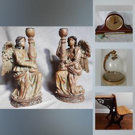 MaxSold Auction: This online auction features Schmeckenbecher mantel clock, vintage collectibles, vintage books, Royal Doulton figurine, NIB Kayak/Canoe carts, new crystal lamps, mirrored cabinet and much more!