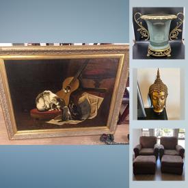 MaxSold Auction: This online auction features Chinese silk painting, Jade Buddha, massage table, Chinese metal vessels, JBL Neck speaker, baseball cards, coins, Henriette Ronner painting and much more!