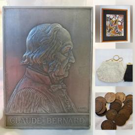 MaxSold Auction: This online auction features Goebel Olszewski miniature figurines, electric mower, push mower, vintage Stanley planes, vintage Chromolithograph prints, antique glass lantern slides, framed wall art, NIB Sony Home Theatre system, vintage jewelry, coins, and much more!