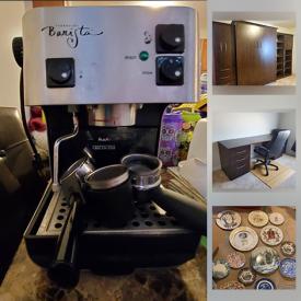 MaxSold Auction: This online auction features a Nikon DSLR camera, office supplies, filing cabinet, murphy bed, craft items, Treadmill, Cricut Cake, patio swing, BBQ grill, small kitchen appliances, kitchen and serving ware, dresses, games, cabinets, collector dolls, seasonal decor, Funko Pops and much more!