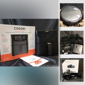 MaxSold Auction: This online auction features new in open boxes kids clothes, scrubs, digital cameras, computer gear, air fryer, air purifier, vacuums, cellphone accessories, small kitchen appliances, tools, security cameras and much more!