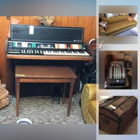 MaxSold Auction: This online auction features Mexican native art, leather saddle stool, animal print rugs, collector plates, mink coat, fur hats, first nations art, vintage trunks, Hammond organ, dog grooming table and much more!