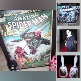 MaxSold Auction: This online auction features kids bike helmets, Norman Rockwell bells, collector plates, superhero collectibles, coca-cola collectibles, toys, pet crate, rings and much more!