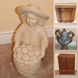 MaxSold Auction: This online auction features framed artwork, stone-topped tables, Rose coloured glass, pet accessories, LG HD TV, Royal Doulton figurines, collectible teacups, fur shrug, costume jewelry, small kitchen appliances, music box side table, yard tools, BBQ grill, cranberry glass, chest freezer and much more!