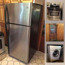 MaxSold Auction: This online auction features Portable heaters, Eurotech washer, electric range, refrigerator, carved beeswax, Greek vase, decorative plates, vintage ladies hats & gloves, vintage Baccarat crystal, antique tapestries, rain barrels, MCM furniture and much more!