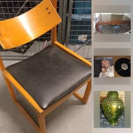 MaxSold Auction: This online auction features LPs, vintage antique throne chairs, portable air cooler, vintage soccer magazines, playing cards, vintage leather jackets, new kids soccer shoes, solar lamps, soccer figurines and much more!