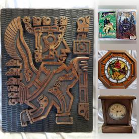 MaxSold Auction: This online auction features comic books, German beer mugs, world stamp collection, silver ingot bar, Hockey memorabilia, antique wind up clock, carved wood wall art, Anime books, vintage books, air conditioner, bike, wetsuit, games & puzzles and much more!