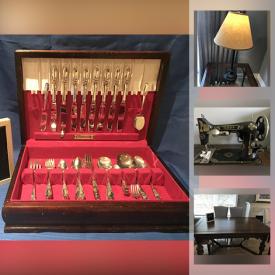 MaxSold Auction: This online auction features Plasma TV, small kitchen appliances, vintage sewing machine, framed art, vintage writing desk, storybook teapots, camping gear, golf clubs, skis, antique vanity set, Minolta cameras, a humidifier and much more!