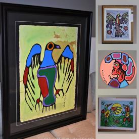 MaxSold Auction: This online auction features Norval Morrisseau Acrylics, Norval Morrisseau framed prints, Don Chase framed prints, Tom Thomson framed prints, Richard Shorty framed print, Pablo Picasso framed prints, Vincent Van Gogh framed print and more!