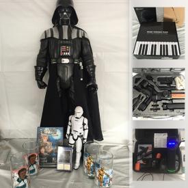 MaxSold Auction: This online auction features open box items such as drones, tools, stereo equipment, toys, vacuums, gaming gear, light rings, RC cars, security cameras, and comics, sports cards, star wars collectibles, legos and much more!