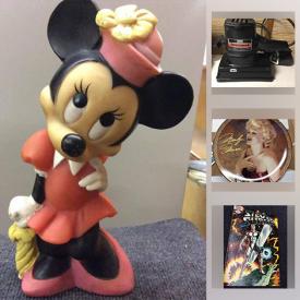 MaxSold Auction: This online auction features vintage books, antique teapot, Marvel comics, art pottery, vintage mini mouse bank, Marilyn Monroe collectibles, wood carvings, earthen vase, vibrating sander, antique medical field kit, blue mountain pottery, collectible plates and much more!