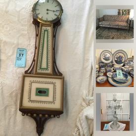 MaxSold Auction: This online auction features China sets, glassware, cut crystal, pottery, vintage kitchenware and furniture, vintage polaroid camera, art and decor including paints, prints, lamps, vases and figurines, antique books, rugs and much more!