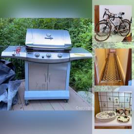 MaxSold Auction: This online auction features a stairlift, lot of tools including Craftsmen and Delta, Ariens snowblower, Vocaloin Victrola, stamps, cameras including Kodak and Casio, wood furniture including Ferguson, Barcalounger chairs, Sega Genesis, rugs, GE washer and dryer, china including Wedgwood and Mikasa, BBQs, small appliances including Salton, dishware including Lenox, outdoor furniture, lamps, crystal including Reed and Barton, chairs including La-Z-Boy recliner and much more!