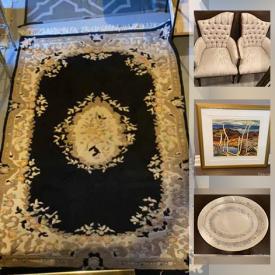 MaxSold Auction: This online auction features Indo Persian rug with certificate, collectibles such as crystal ware, Mikasa, Wedgwood, and silver plate, art such as A.J. Casson signed print, Nadia Lozano signed painting, and framed prints, furniture such as antique chairs, and vintage cabinet, brass chandeliers, ceramic statuettes, light fixtures, filing cabinet, table lamps, vintage radios, stationery, kitchenware, cutlery sets, jewelry such as bracelets and charms, camera equipment, glassware, books, faucets, wallpaper, sporting equipment, Christmas decor, wedding decor, pottery and much more!