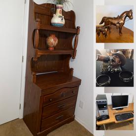 MaxSold Auction: This online auction features Breyer animal collection, little tike trampoline, printer, western decor, Franciscan guitar, collectible plates, costume jewelry, cow horns and much more!