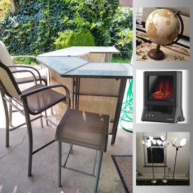 MaxSold Auction: This online auction features bunk beds, dining room furniture, faux plants, NIB wood shelves, NIB ceiling fan, irons, vacuum cleaner, garden tools, patio furniture, heaters and much more!