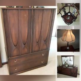 MaxSold Auction: This online auction features Broyhill Furniture, Kincade Queen Anne Chairs, Antique Corner Chair, Dining Table & Chairs, Cedar Hope Chest, and More!!