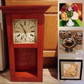 MaxSold Auction: This online auction features Aynsley China floral basket, NIB Tassimo brewing system, small kitchen appliances, computer gear, fur stole, fur coat, Noritake dishes, vintage French metal inox bowls and much more!