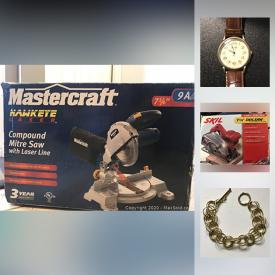 MaxSold Auction: This online auction features power tools, Royal Doulton figurine, Wedgwood fine china, large format artwork, small kitchen appliances, portable air conditioner, golf clubs, ski boots, vintage pennants, costume jewellery, hand truck and much more!