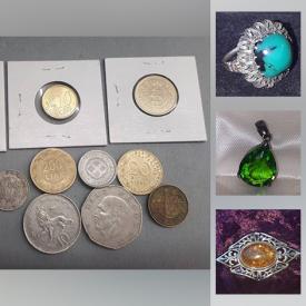 MaxSold Auction: This online auction features coins such as Dutch, Eastern world, British, Newfoundland and .925 silver jewelry such as necklaces, rings, earrings, brooches, antique drill bit, Kingston Frontenac jersey, overhead projector, costume jewelry and much more!