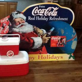 MaxSold Auction: This online auction features Coca Cola posters and coolers, The Laaf collection, decorative accessories, metal baking and serving set, Revlon electric mirror and vanity set, health and beauty supplies, knitted baby sets, kitchen appliances, electronics, cabinet, desk, lamp, Chesterfield set, bookcase, umbrella stand, storage, musical instrument, Queen size linen collection, Rubbermaid gardening storage box with implements and much more.