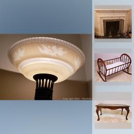 MaxSold Auction: This online auction features vintage furniture, antique lithographs, leather jackets, dishware, kitchen appliances, clothing and fashion accessories and much more!
