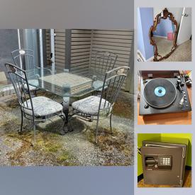 MaxSold Auction: This online auction features an electric fireplace, clothing, electronics, safe, office items, shelving, cleaning items, patio table and chairs, camping items, mirror, Wacom Bamboo pen, jackets and much more!