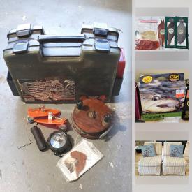 MaxSold Auction: This online auction features fishing gear such as rods, reels, fly tieing gear, and golf shoes, luggage, Christmas items, cable modem and much more!